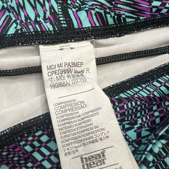 Under Armour Purple Blue Ankle Cropped Pants - Picture 3 of 4